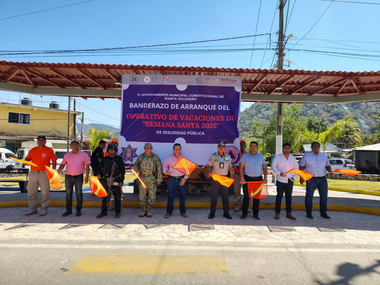 Dan banderazo de inicio del Operativo Vacacional Semana Santa 2025