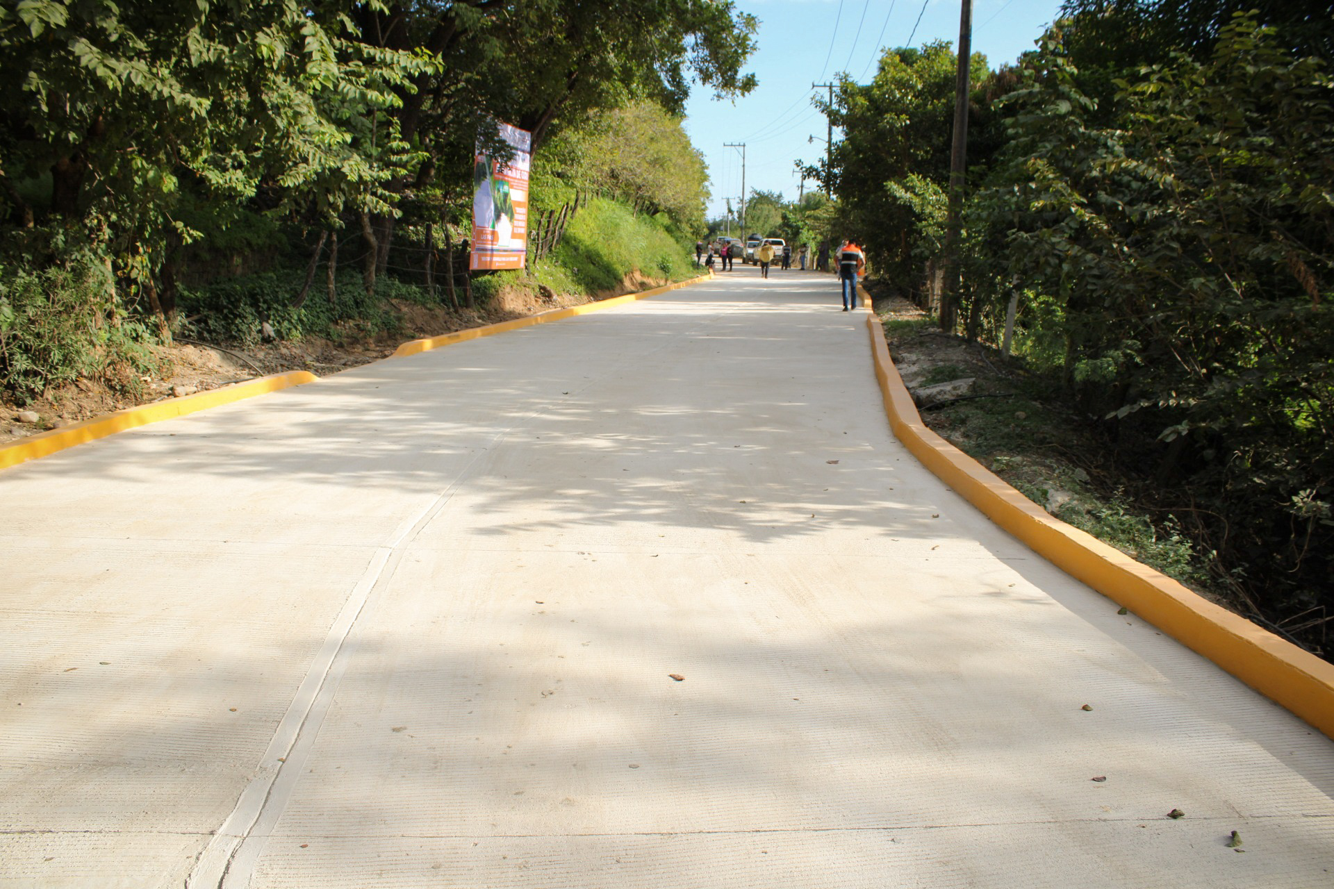 OSCAR SÁNCHEZ INAUGURA OBRA EN LA LOCALIDAD DE LAS PIÑAS